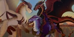 icewing_(wof), nightwing_(wof), sandwing_(wof), mythology, wings_of_fire