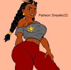 illari_(overwatch), overwatch, overwatch_2, dreyeko22, 1girls