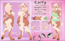 calfy_snizzle, miraoff, big_breasts, bovid, bovine