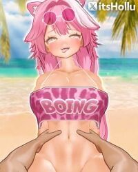 raora_panthera, raora_panthera_(beach_episode), hololive, hololive_english, hololive_english_-justice-