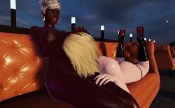 3dx_chat, 3dxchat, 1futa, 1girls, african_futa