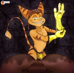 ratchet_(ratchet_and_clank), rocket_raccoon, guardians_of_the_galaxy, marvel, ratchet_and_clank