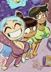 andrea_davenport, libby_stein-torres, molly_mcgee, scratch_(the_ghost_and_molly_mcgee), disney