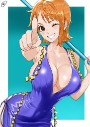 nami_(one_piece), nami_(one_piece)_(zou), one_piece, waifuviolenta, 1girls
