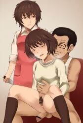 akiyama_jungorou, akiyama_yoshiko, akiyama_yukari, girls_und_panzer, omuretsu_daihyakka