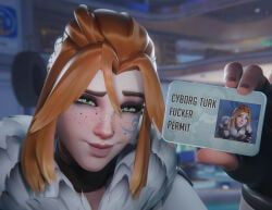 freja_(overwatch), overwatch, hasfeldt, 1girls, choker