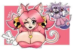 irritable_ghost_(deltarune), mad_mew_mew, mew_mew_(undertale), pink_(deltarune), deltarune