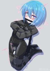 original, menou_74, 1girl, aqua_eyes, arms_across_body
