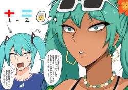 argentinian_miku, brazilian_miku, hatsune_miku, fifa, vocaloid
