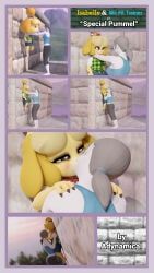 isabelle_(animal_crossing), shizue_(doubutsu_no_mori), wii_fit_trainer, wii_fit_trainer_(female), animal_crossing