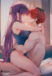 fern_(sousou_no_frieren), stark_(sousou_no_frieren), sousou_no_frieren, stormiaart, 1boy