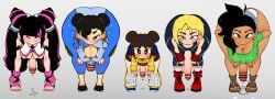 cammy_white, chun-li, juri_han, laura_matsuda, li-fen