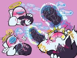 among_us_black, among_us_white, among_us, vs_impostor, fingering