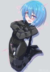 original, menou_74, 1girl, aqua_eyes, arms_across_body