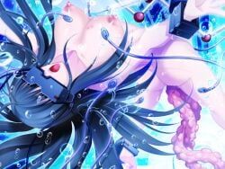 kurusu_makina_(divine_heart_makina), divine_heart_makina, kagemusya, 1girls, air_bubble