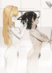 blind_girl_(popopoka), blonde_girl_(popopoka), erika_(popopoka), sophie_(popopoka), monsterdude15