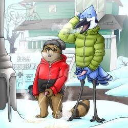 mordecai_(regular_show), rigby_(regular_show), cartoon_network, regular_show, furrtea