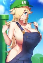 luigi_(cosplay), princess_rosalina, rosalina, mario_(series), nintendo