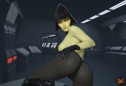 mirialan, seventh_sister, star_wars, elledoesai, back_view