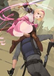 djeeta_(granblue_fantasy), granblue_fantasy, seset, 1girls, ass
