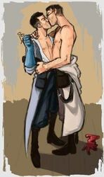 medic_(team_fortress_2), team_fortress_2, xiggeh, gay, kissing