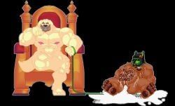 bader_(bear), morinetsu, 5_fingers, abs, animal_mask