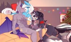 fan_character, icy_heart, thunder_run, christmas, hasbro