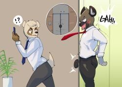 haida, haida_(aggretsuko), aggretsuko, robustidol, balls