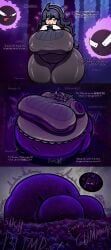hex_maniac, pokemon_(species), pokemon, sinflative, big_belly