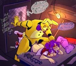 haru_(masochistfox), spring_bonnie_(fnaf), springtrap_(fnaf), william_afton_(fnaf), five_nights_at_freddy's