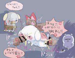 ebiribon, syariwanko, sushipet, >_<, abdominal_bulge