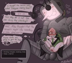 battat_(deltarune), small_mike_(deltarune), tenna_(deltarune), deltarune, deltarune_chapter_3