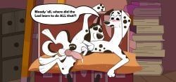 delilah_(101_dalmatians), hansel_(101_dalmatians), 101_dalmatian_street, 101_dalmatians, disney