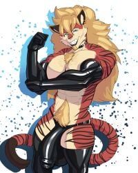 finn_(pillowymounds), pillowymounds, abs, anthro, armwear
