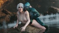 ciri, drowner, cd_projekt_red, the_witcher_(series), the_witcher_3:_wild_hunt