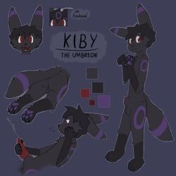 eeveelution, fan_character, generation_2_pokemon, pokemon_(species), umbreon