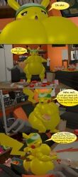 anon, anonymous_male, pikachu, pokemon_(species), mcdonald's