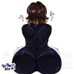 bachira_meguru, blue_lock, goghostme, 1boy, ass