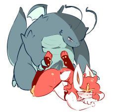 cinderace, dragonite, generation_1_pokemon, generation_8_pokemon, pokemon_(species)