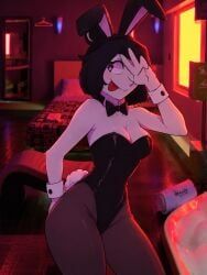 gracy_draw, bunnysuit, female