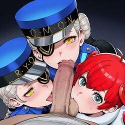 caroline_(persona_5), justine_(persona_5), sophia_(persona_5), suguru_kamoshida, persona