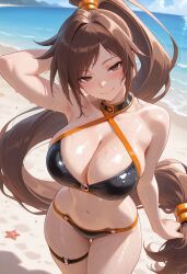 striker_(dungeon_and_fighter), dungeon_and_fighter, 1girls, beach, bikini