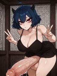 secre_swallowtail, black_clover, velfur_(artist), 1futa, 1futanari