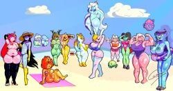 bronwyn, cake_the_cat, canyon_(adventure_time), doctor_princess, fionna_the_human_girl