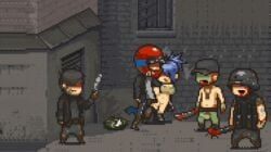 biker_(dead_ahead), leona_heidern, lubber_(dead_ahead), naked_(dead_ahead), robber_(dead_ahead)