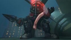 big_daddy_(bioshock), 2k_games, bioshock, obsceneeighteensfm, balls