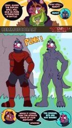 remmus_cobalt, anthro, armor, blush, blush_lines