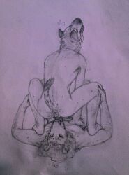 anal, anthro, anus, armpit_hair, ball_lick