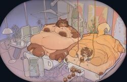 mika_(catboyz), politics, 1980s_theme, anthro, bandage
