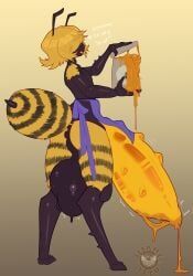 sesameseed, antenae_(anatomy), anthro, anus, apron